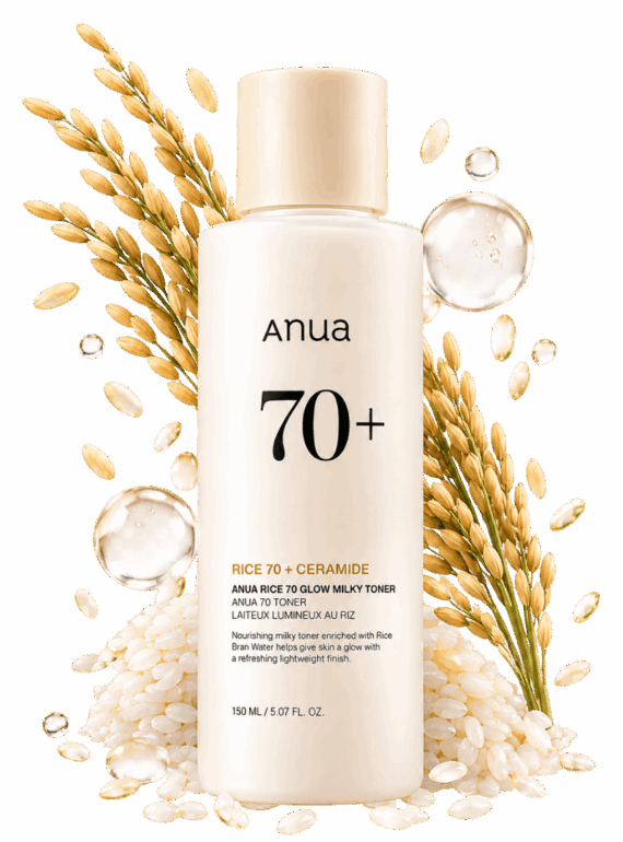 Anua Rice 70+ Glow Milky Toner (2)